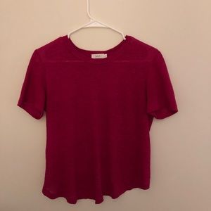 A.L.C reddish/purple top